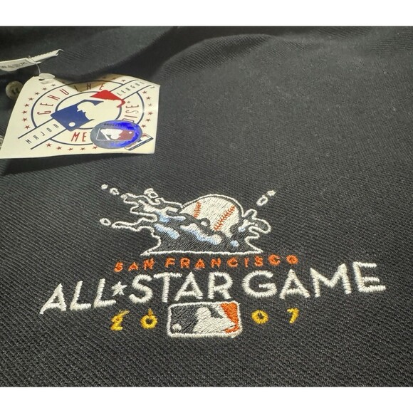 2007 Lee Sport San Francisco MLB All Star Game Polo Size Large Brand New Embroid - Picture 2 of 9